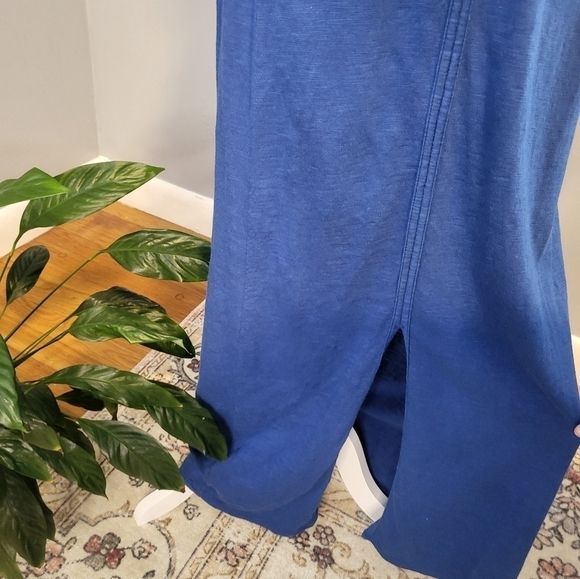 Chico's Royal Blue Sleeveless Maxi Dress with Front Slit - Chico's 0 Size XS - Picture 4 of 9